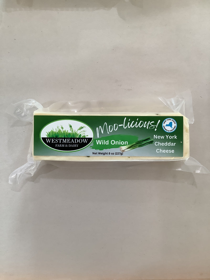 CHEDDAR, WILD ONION - 8oz